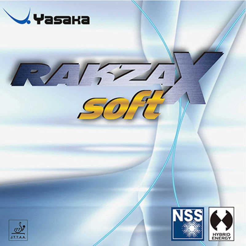 ヤサカヤサカ　ラクザ (RAKZA) X ソフト 卓球用ラバー 裏ソフト 特厚 赤　B83
