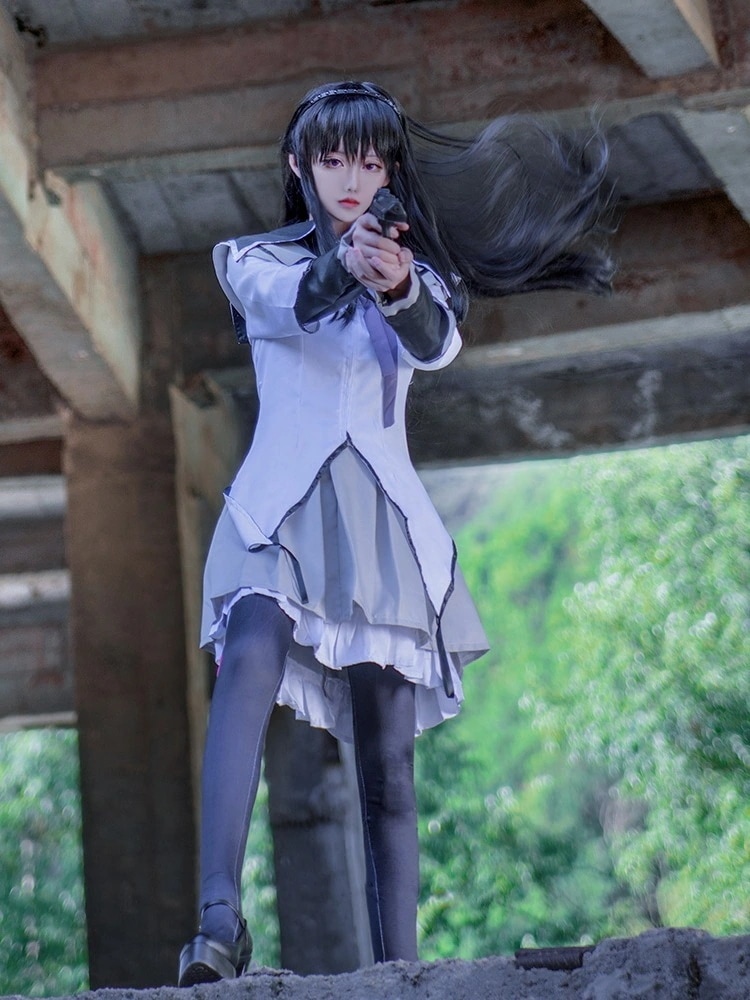 コスプレ 魔法少女まどか 四亀めろか暁 浅見ほむら 衣装キャラクター期間限定30%