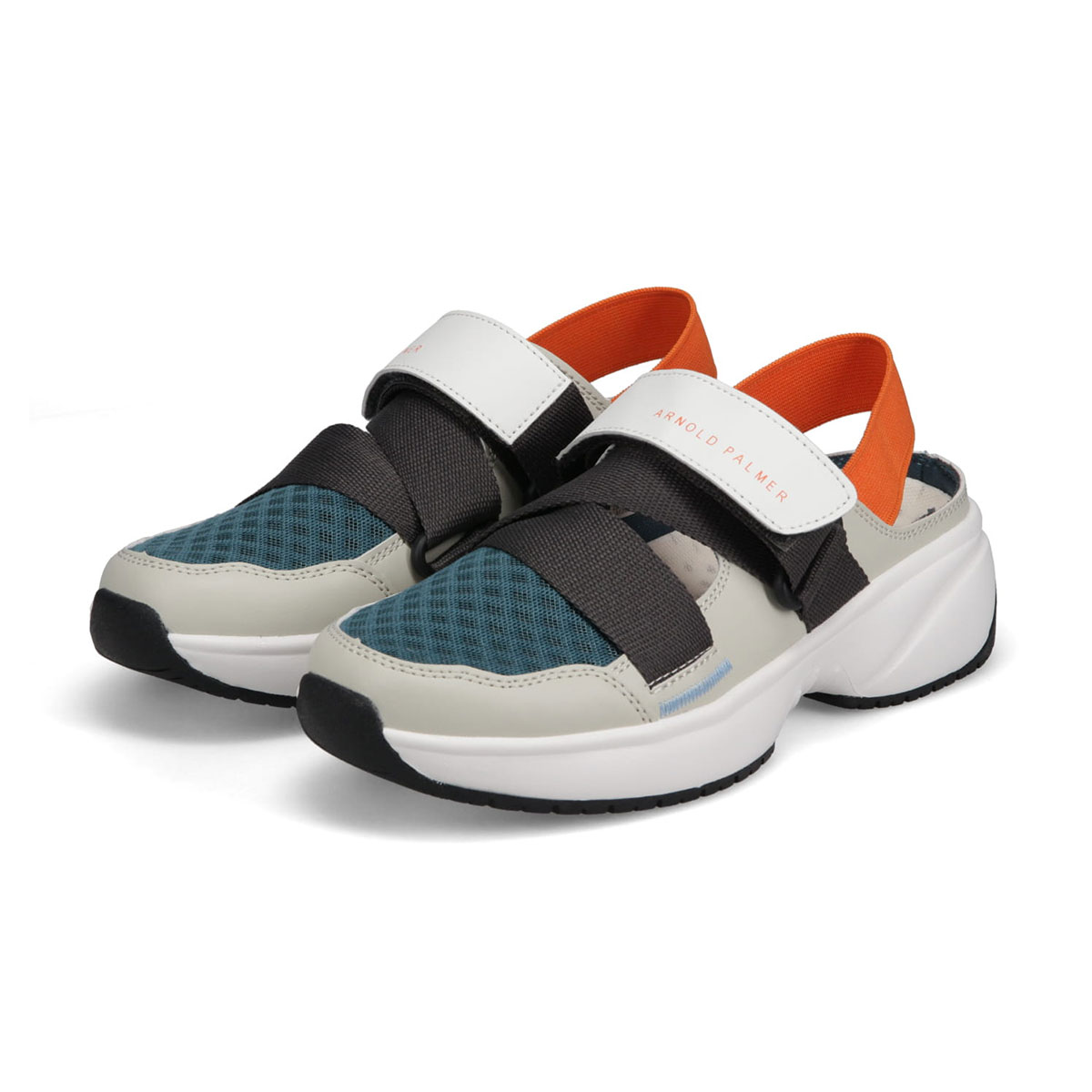 スニーカー レディース サンダル フラットサンダル ローカット かかと有り メッシュ 軽い やわらか 脱げにくい レジャー アウトドア　スニーカーサンダル ブラック ホワイト オリーブ 0802