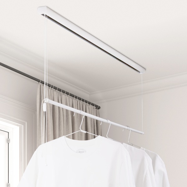 竿付室内物干し 幅120cm 昇降式物干し チョイ干しHOSETA 室内物干し 部屋干し 吊下げ型室内物干 室内干し 吊り下げ 天井 室内物干 昇降 室内 物干し 洗濯 洗濯物干し 取り付け