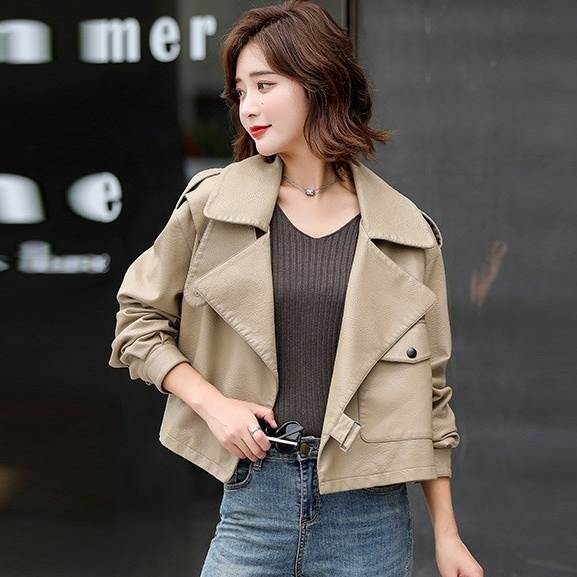 アウター ジャケット ３色展開 フェイクレザー ライダース ショート丈 レディース 秋 冬 クール かっこいい 個性的 ボーイッシュ メンズライク パンク ロック 無地 光沢 高級感 М L XL 2