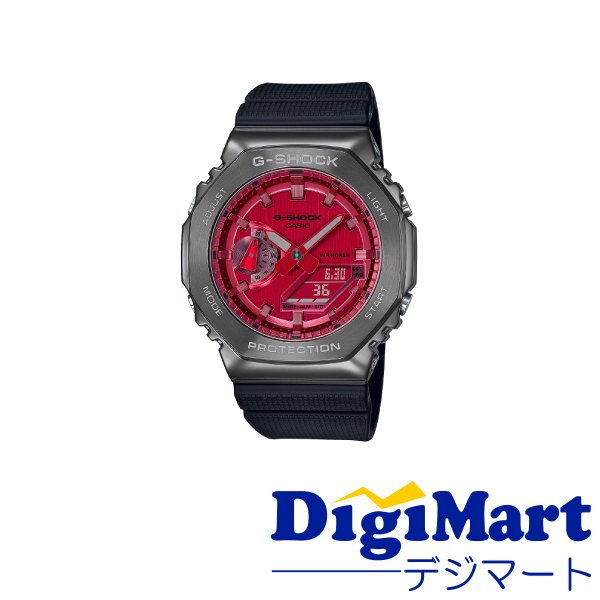 2021年秋冬新作 G-SHOCK CASIO GM-2100B-4AJF レッド] x [ブラック メンズ腕時計