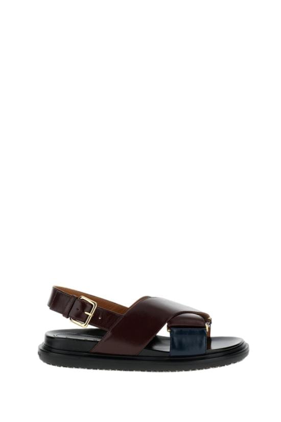 MARNI Women Sandals FBMS015701P4574ZP068 Burgundy