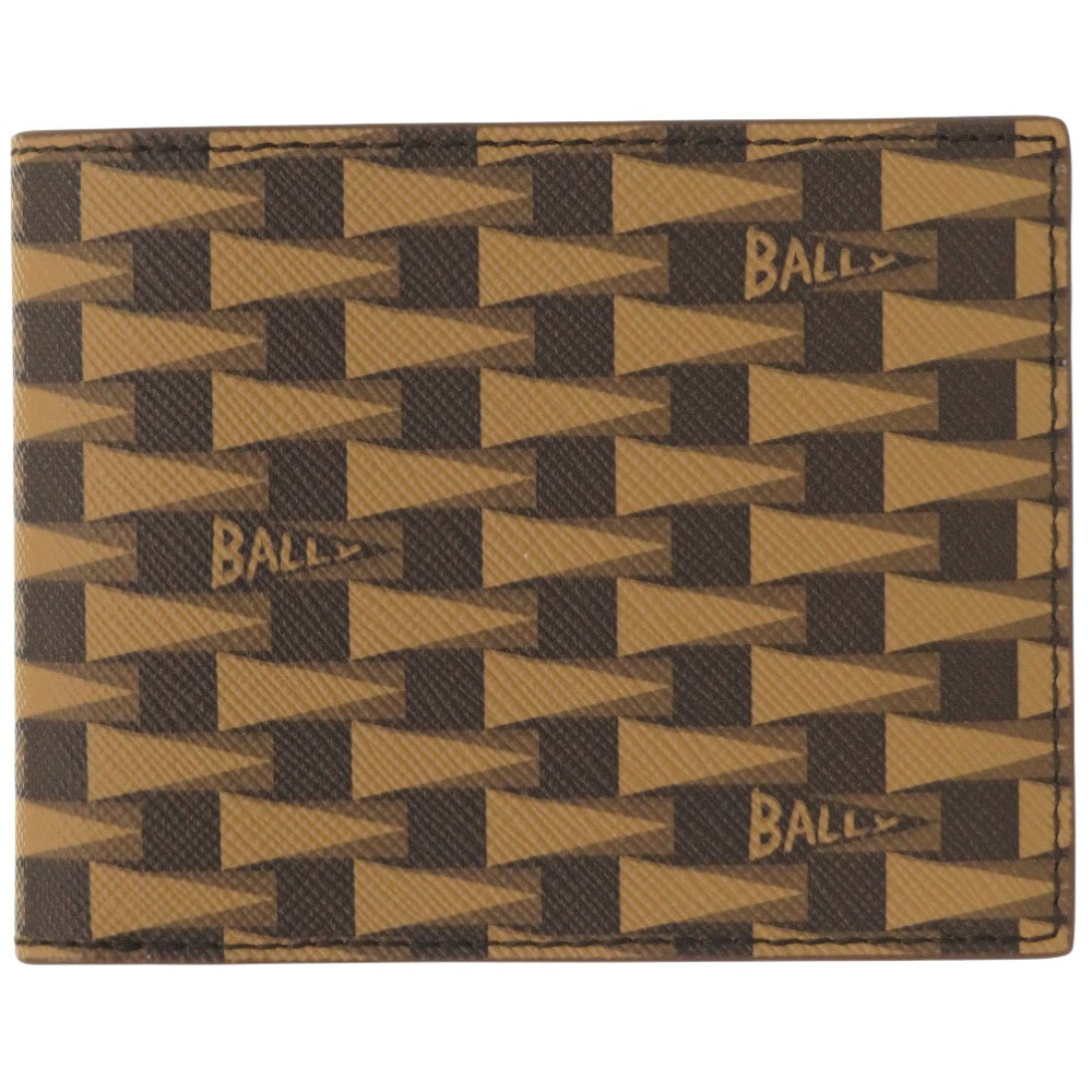 未使用品 二つ折り財布 レザー ブラウン 0939【中古】 メンズ