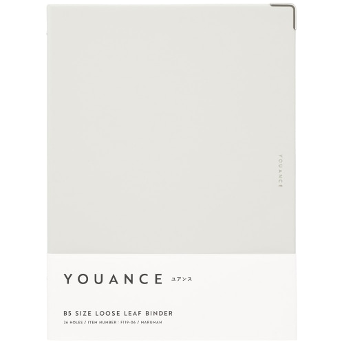 （まとめ買い）バインダー ファイルノート ユアンス B5 26穴 ホワイト F119-06 [x3] 4,606円