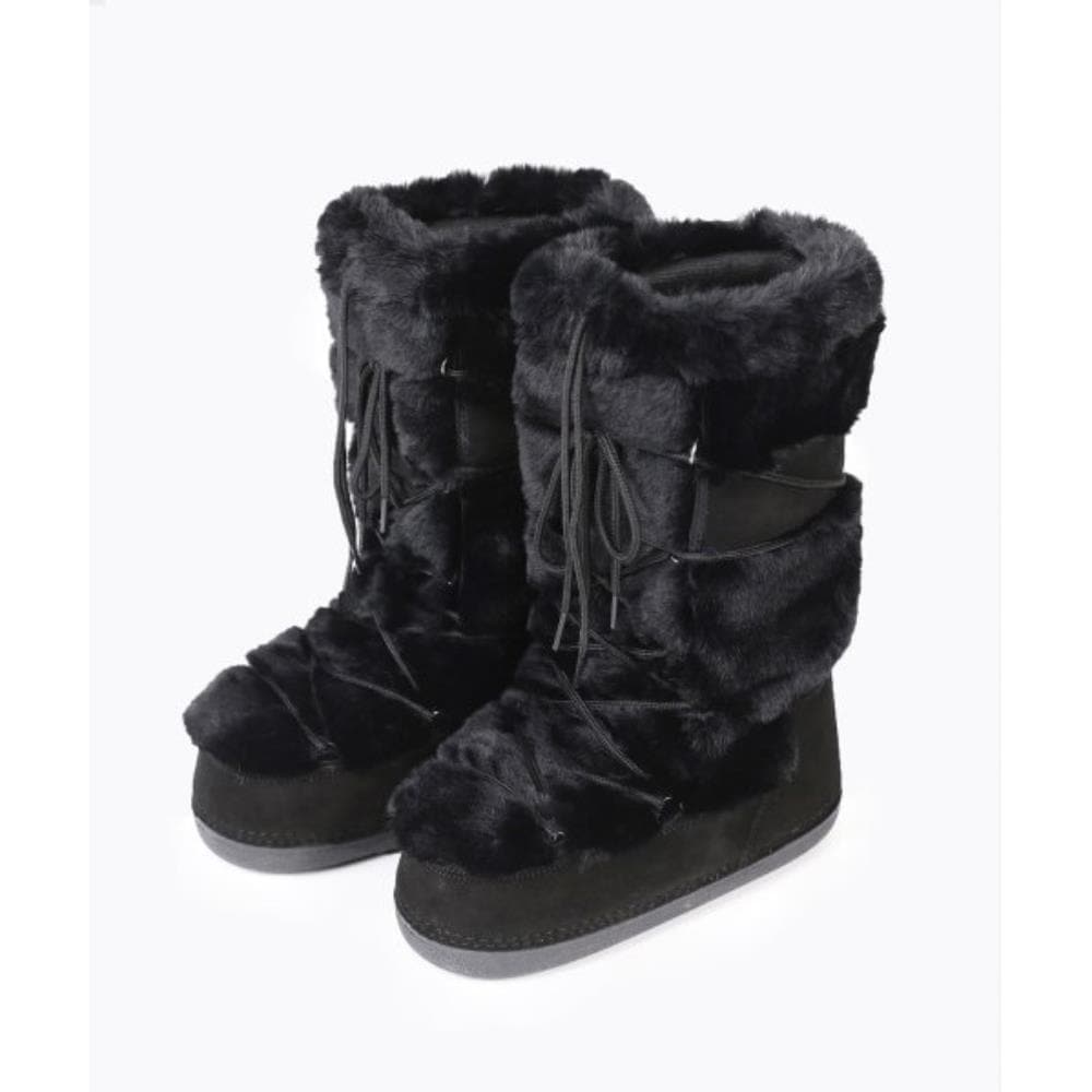 BADBLOOD Eskimo boots tall black w-sho23-004