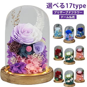 【メガ割】 仏花 お供え花 プリザーブドフラワー お悔やみ お供え お花 お彼岸 ドーム仏花 枯れない花 お供え物 仏壇 ローズ ガラスドーム アレンジメント お盆 新盆 初盆 旧盆 法事 1周忌 仏