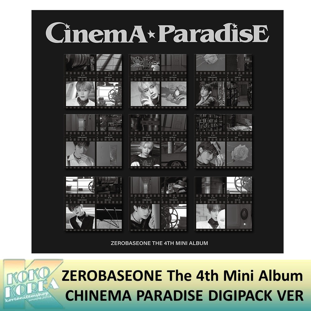 DIGIPACK VER ZEROBASEONE The 4th Mini Album [CHINEMA PARADISE] 9種セット