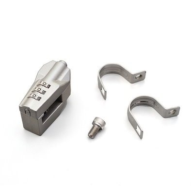 他サイト： D95205 [ヘルメットロック ダイヤルタイプ シルバー 汎用]の商品画像