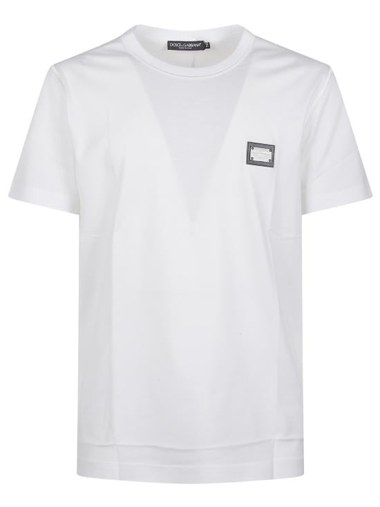 DOLCE & GABBANA Men T-Shirts G8PT1T G7F2IW0800 White
