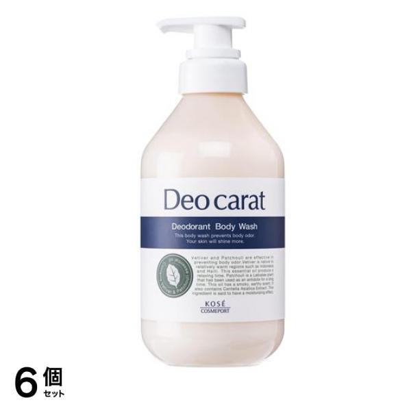 Deo carat デオカラット 薬用ボディウォッシュ 本体ポンプ 450mL 6個セット