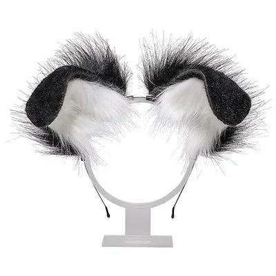 【20点セット】【急速出荷】手作りぬいぐるみ耳飾りアクセサリーフェスティバルコスプレダルマチア人折り畳み耳犬耳カシャ