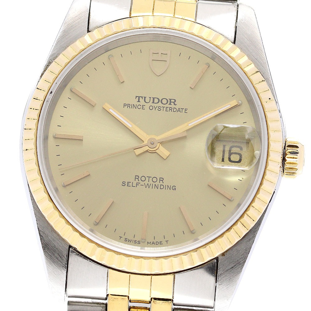 チュードル TUDOR 74033 プリンス オイスターデイト YGベゼル Cal.2824-2 自動巻き メンズ _826105【中古】