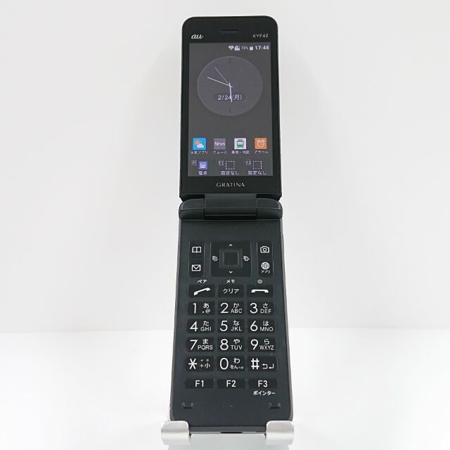GRATINA KYF42 au ブラック 送料無料 本体 c10165 【中古】