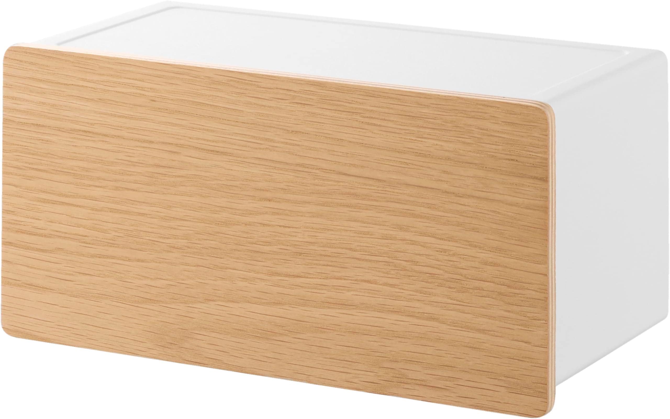 【穴が目立ちにくい石こうボードピンセット・木ネジ 付属】 ウォール ペーパータオル ディスペンサー 石こうボード壁対応 ナチュラル W27.4×D14×H13.6cm リン RIN 壁掛け ペーパータ