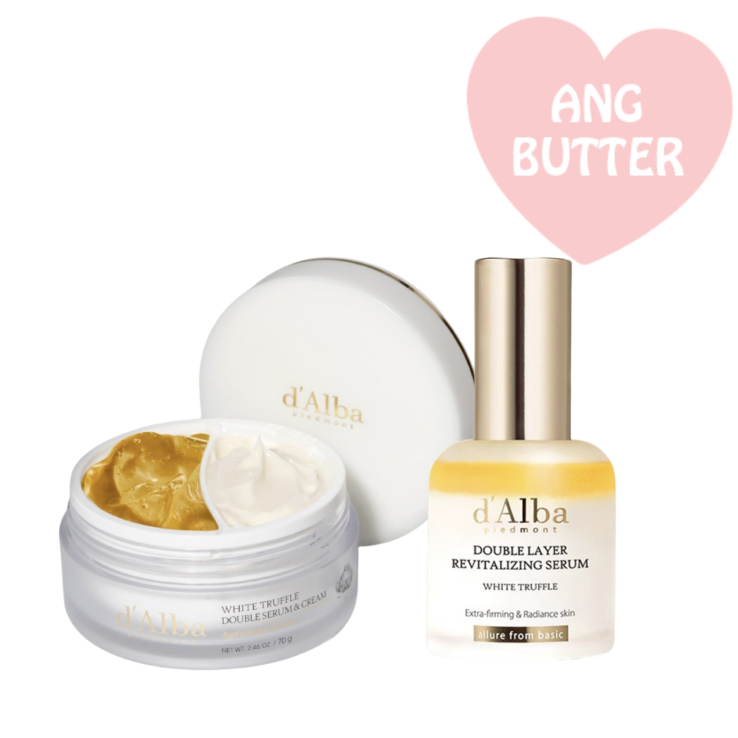 ホワイトトリュフ ダブルレイヤー リバイタライジングセラム 30ml (美容液)+ ダブルセラムアンドクリーム 70g