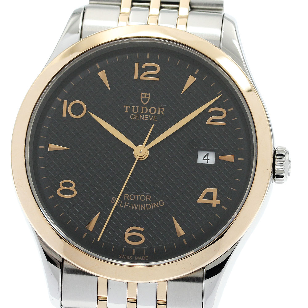 チュードル TUDOR 91651 ジュネーブ デイト 自動巻き メンズ 良品 保証書付き_921837【中古】