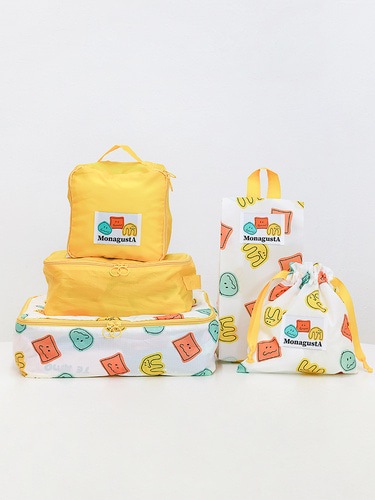 ROMANE 公式取扱店 MonagustA 旅行ポーチ セット 収納ポーチ パッキングポーチ