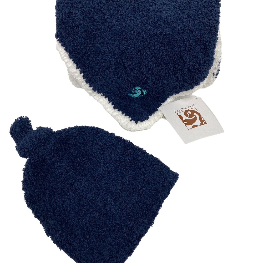 BBCHBCP034133030 413 ベビーブランケット ビーニー ポリエステル タオル ネイビー ユニセックス ブランド