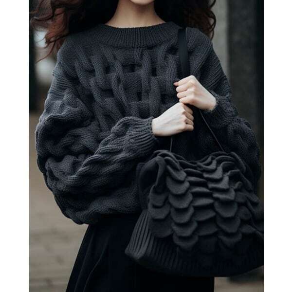 ケーブル ニット トップス セーター ニット 長袖　ブラック 韓国 S M L XL レディース 新作 人気 秋 冬 カジュアル 大人可愛い 普段使い トレンド デート 女子会 お出かけ デイリー 2 5,410円