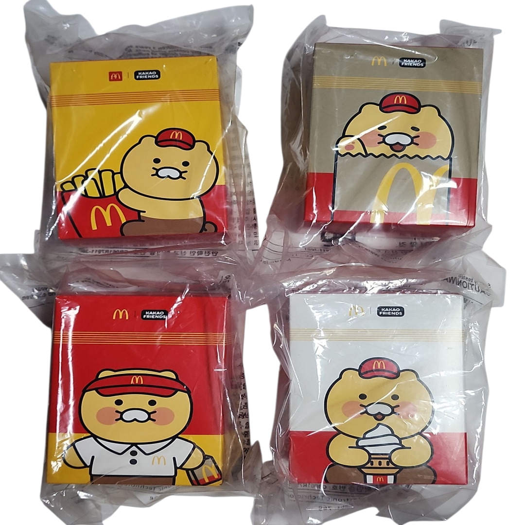 Mcdonalds 春食の人形4種セット