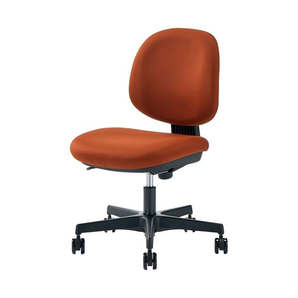 オカムラRC-1チェア 肘なし 本体：ブラック 背/座：テラコッタ 8RC11A-F5B7 1脚