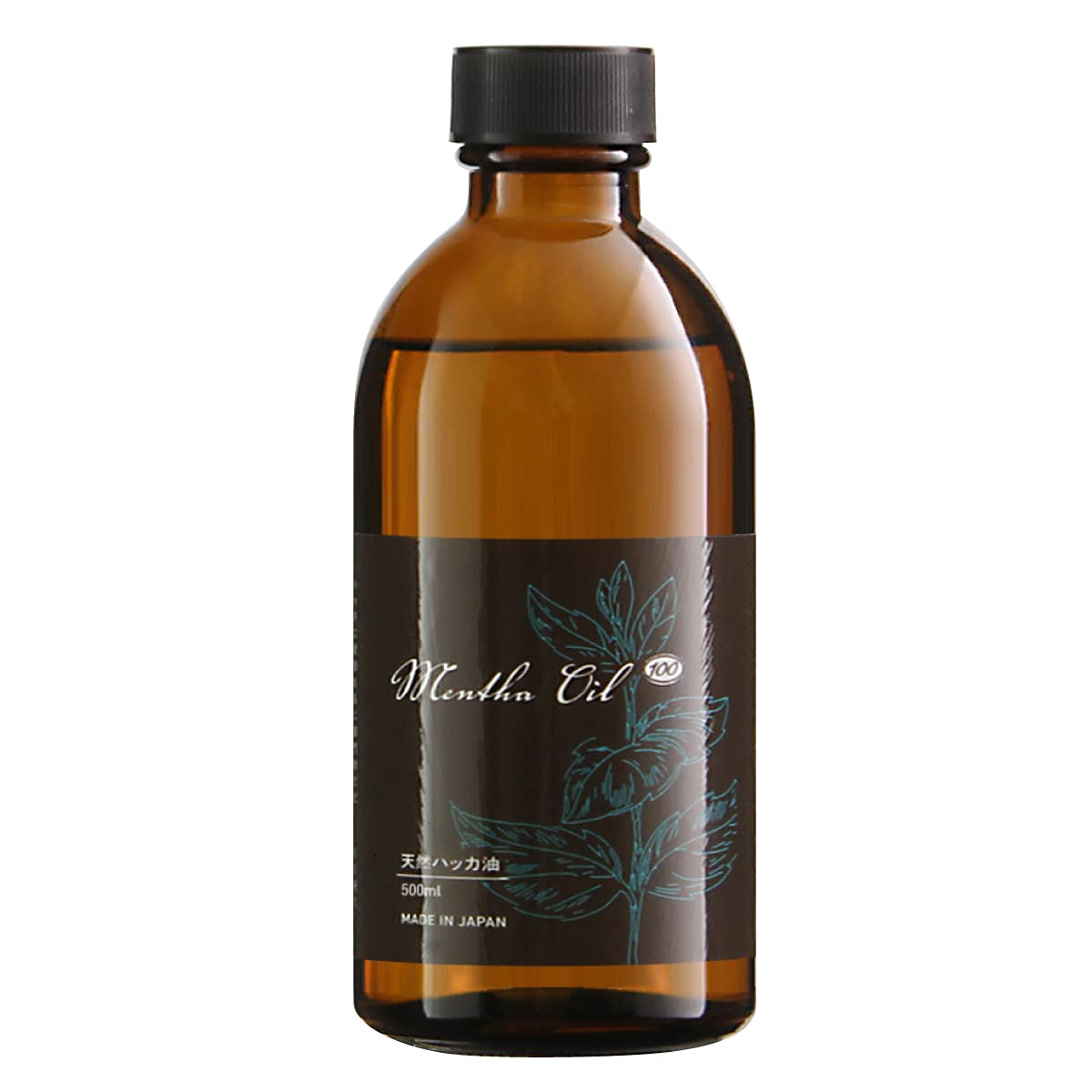 天然ハッカ油 100% 日本製 大容量 500mL ハッカオイル Mentha Oil 100 メンタオイル