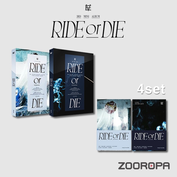 [4종세트] EVNNE 이븐 RIDE or DIE 미니앨범 3집