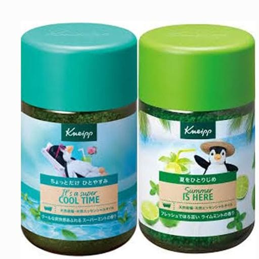 【限定ミントペアセツト】クナイプ バスソルト スーパーミントの香り+ライムミントの香り 各種850Gペアセット(4580294852975+4580294851183) 2個アソート 5,018円