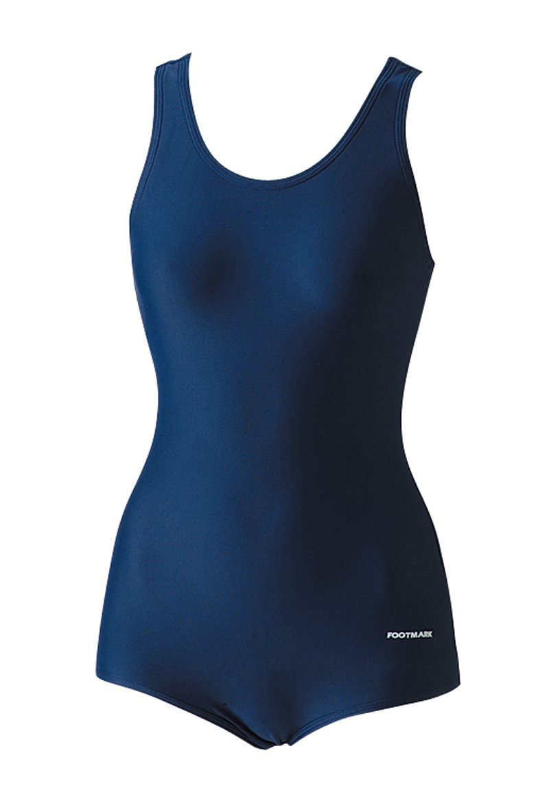 FOOTMARK(フットマーク) レディース フィットネス スクール水着 ワンピース パッド付きツーウェイワンピース 101540 ネイビー(08) S