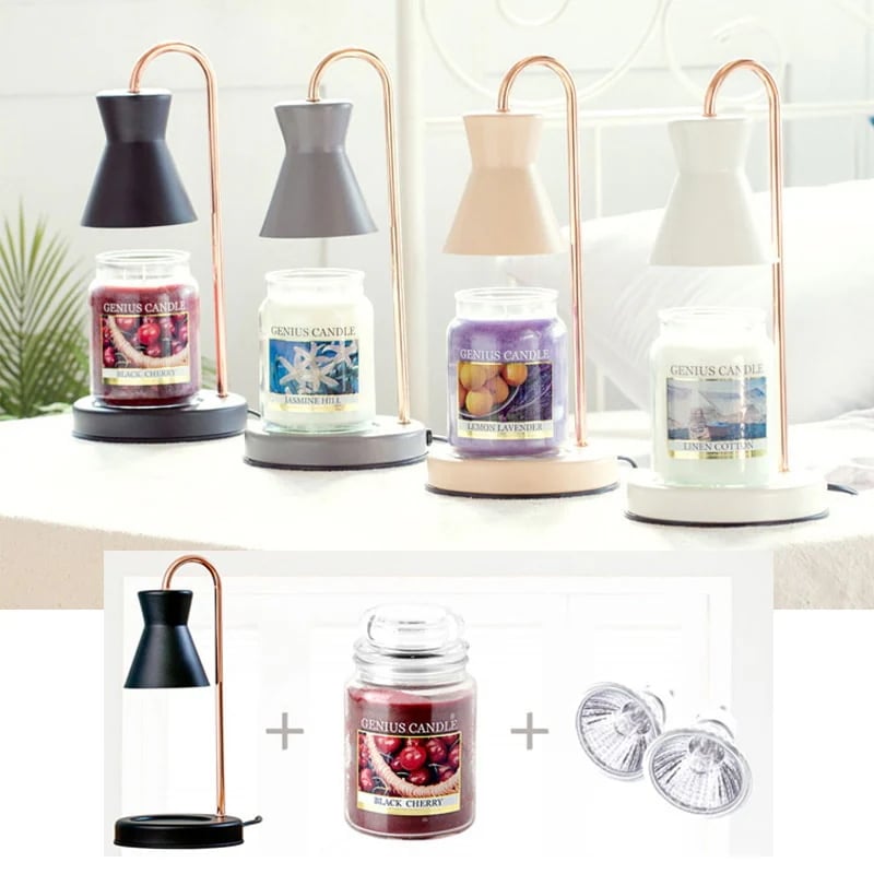 キャンドル ウォーマー ランプ 2電球贈呈 ソイキャンドル大壺キャンドル付き