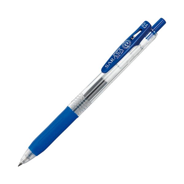 （まとめ） ゼブラ ボールペン サラサクリップ 0.5mm 青 10本(×10セット)