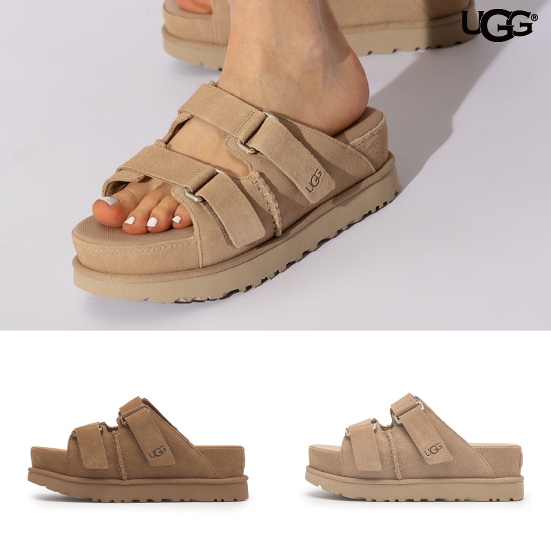 UGG GOLDENSTAR HI SLIDE SANDAL / アグ ゴールデンスター ハイ レディース 厚底 サンダル