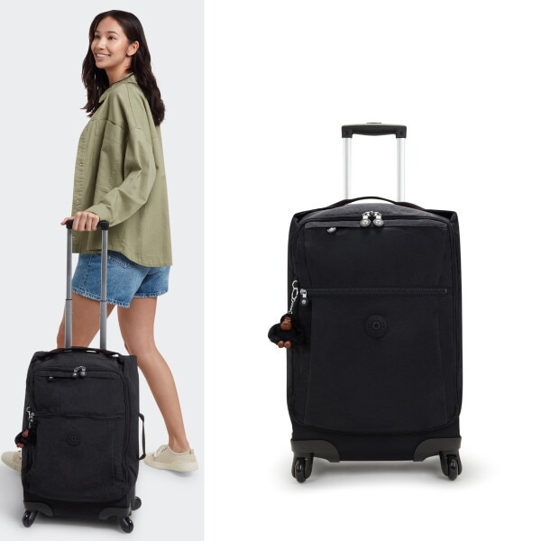 【Kipling】 キプリング ブラック 機内持ち込みキャリア ダルシーS KOABY06 BKTN