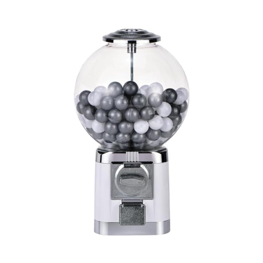 ガチャガチャ 本体 ガチャマシン レトロ 100円硬貨用 業務用 ガチャマシーン ドーム型 カプセルマシン ブラック