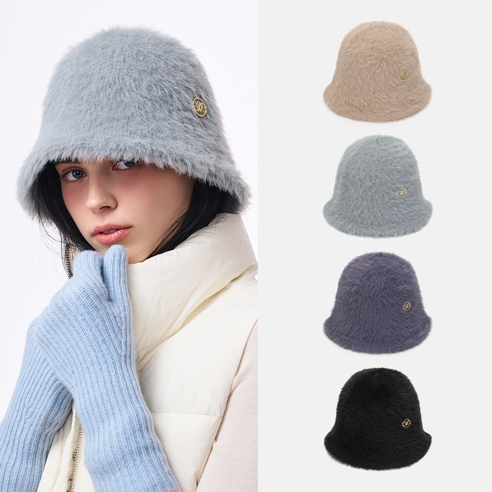 ソフトフェザー ニットバケットハットキッチナー (4colors)