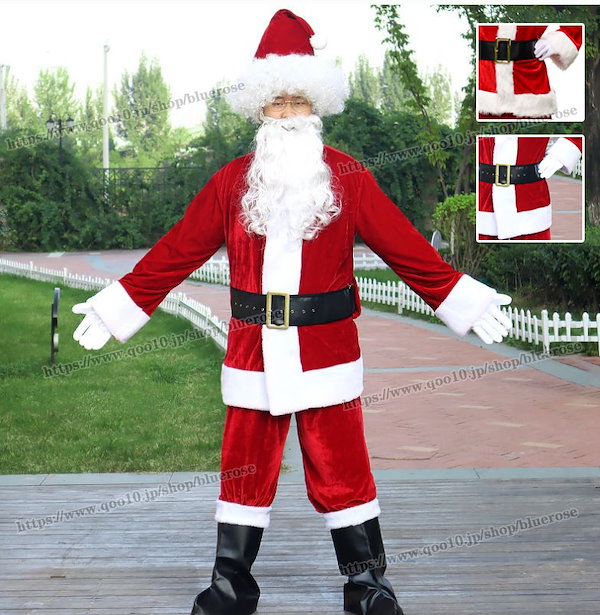 Qoo10] 大人用 サンタコスプレ メンズ 上着 ズ