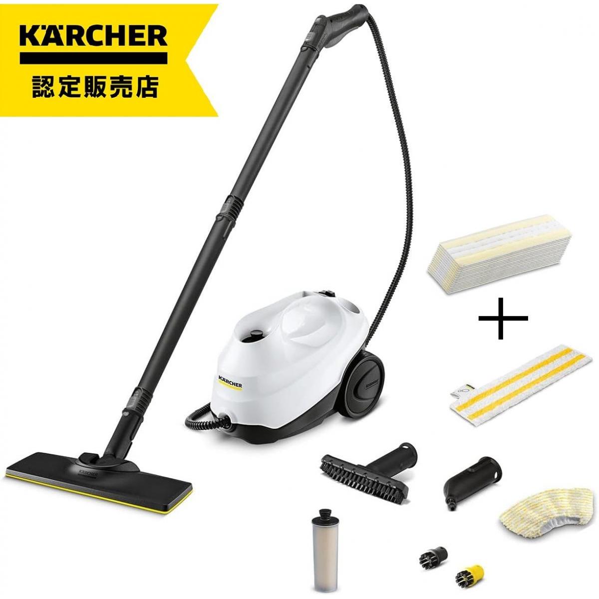 【SC３＋α企画】スチームクリーナー SC 3 EasyFix W 1.513-655.0 イージーフィックス用使い捨てクロス15枚入り 2.863-300.0のセット