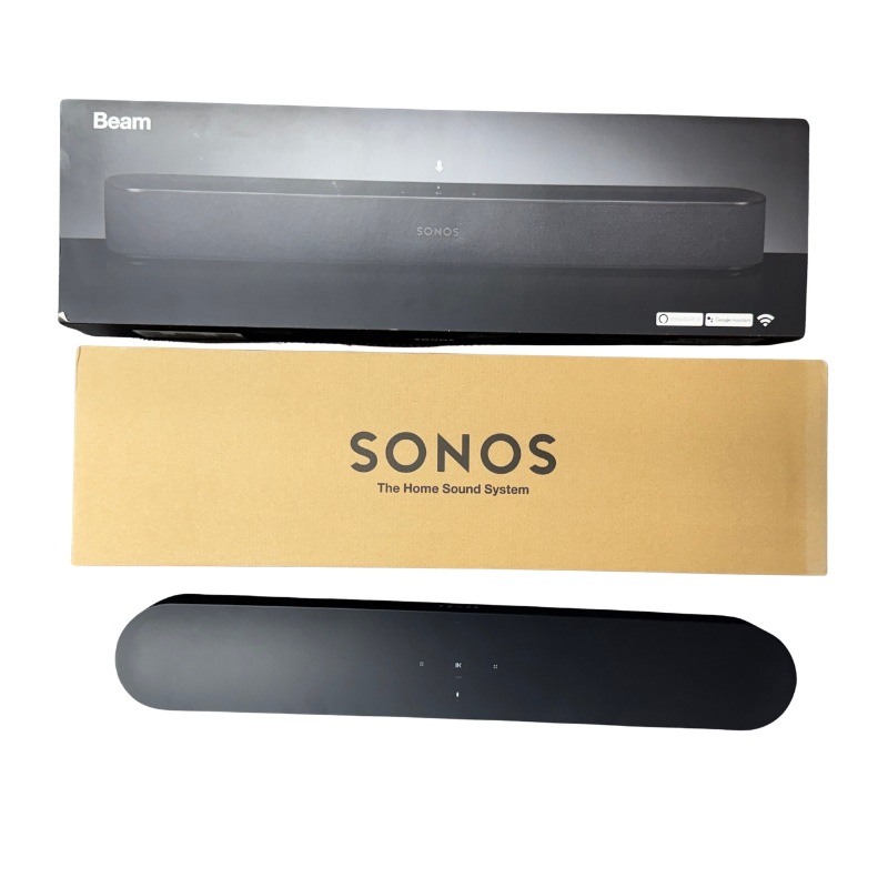 【中古 動作確認済】 Sonos ソノス Beam Soundbar サウンドバー ストリーミング対応 BEAM1JP1BLK
