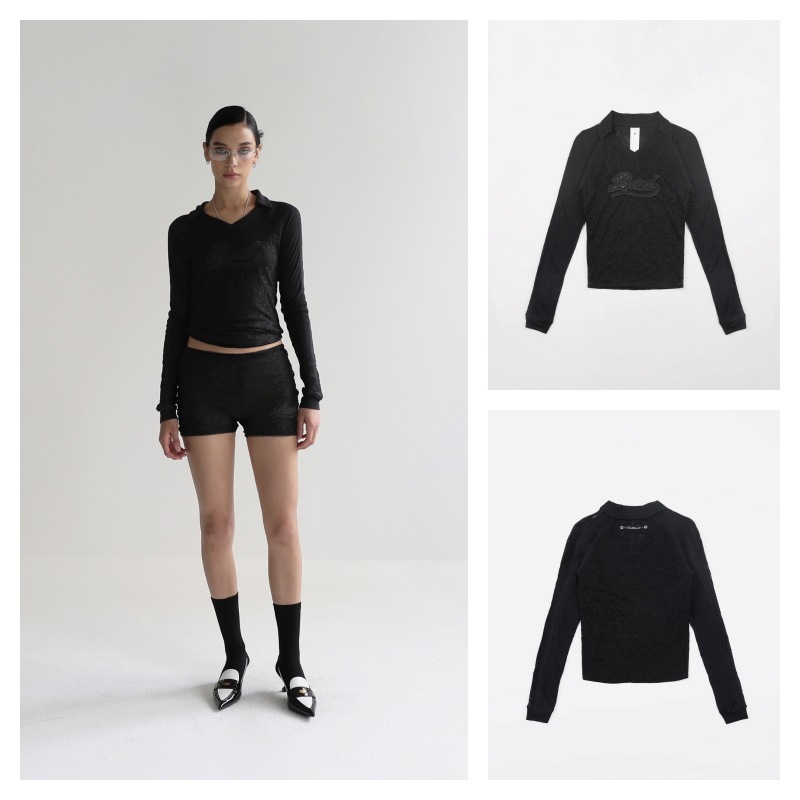 人気★BADBLOOD ★SELENA LACE POLO TOP 人気☆BADBLOOD ☆SELENA LACE POLO TOP