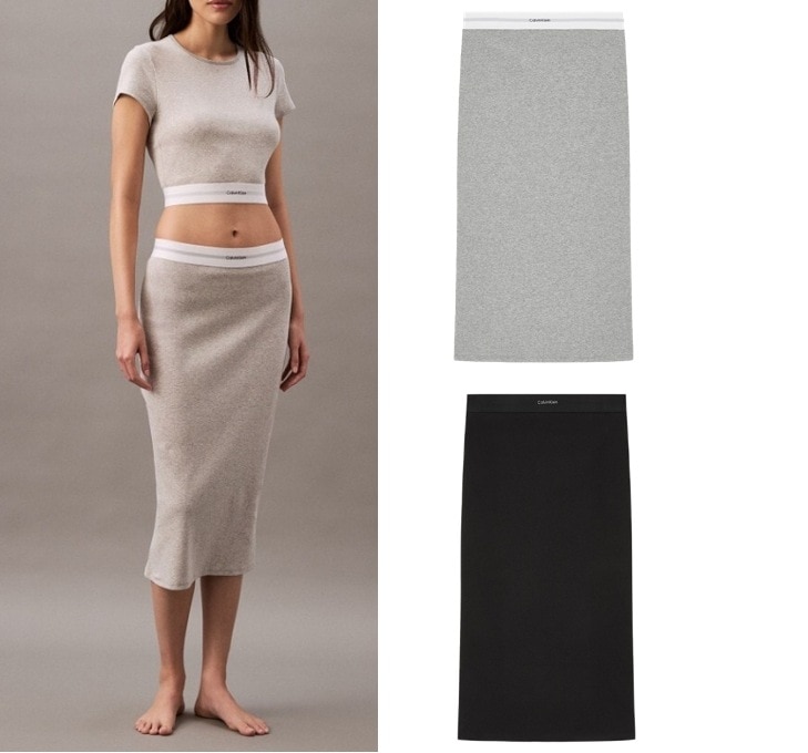 Modern Rib リブスカート (QS7350)