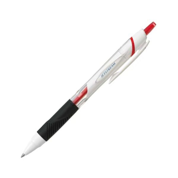 (まとめ) 三菱鉛筆 油性ボールペン ジェットストリーム 0.5mm 赤 SXN15005.15 1本 (100セット)