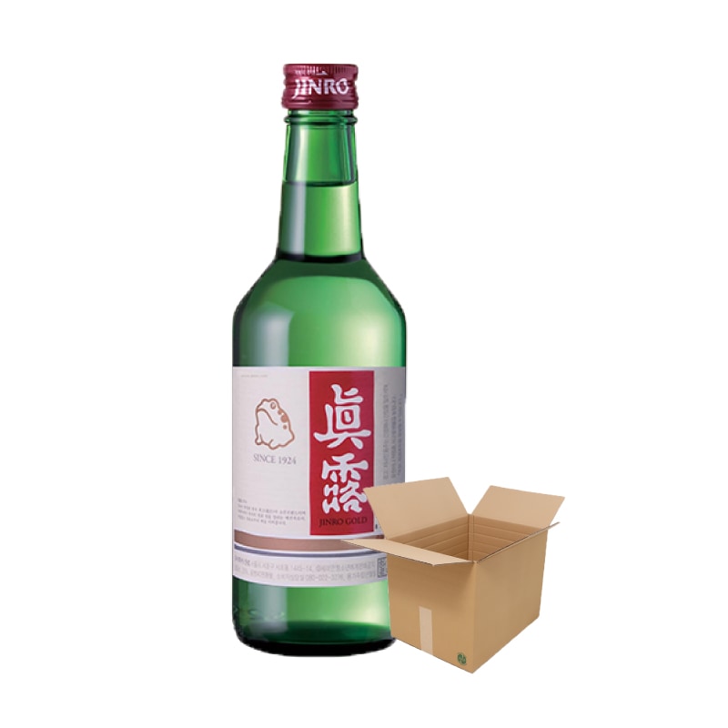 (ジンロ) GOLD焼酎360ml　（1BOX20本） /韓国焼酎/焼酎/JINRO/106