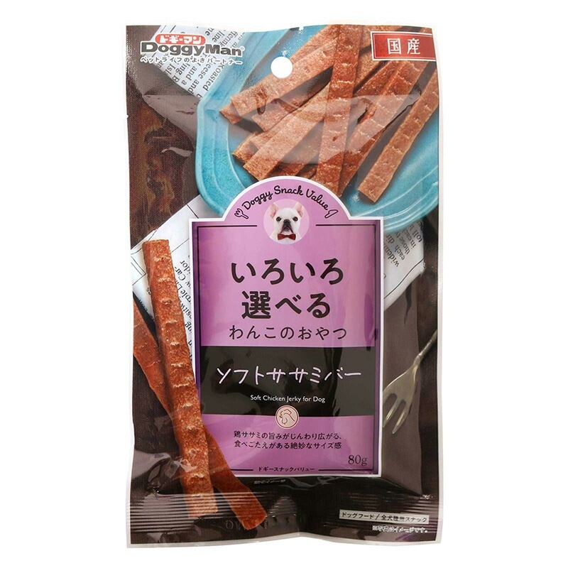 （まとめ買い）ドギースナックバリュー ソフトササミバー 80g 犬用おやつ [x40]
