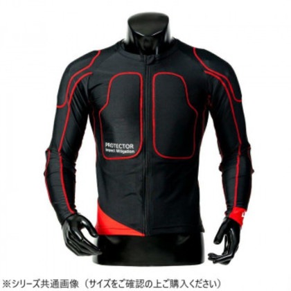 NANKAI プロテクターインナージャケット (サーモトロン) SDW-6109 L ブラック/レッド