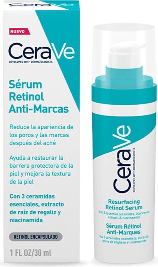 【全国送料無料】 CeraVe Resurfacing RETINOL Serum For Face with niacinamide. Helps even skin tone, skin smoo