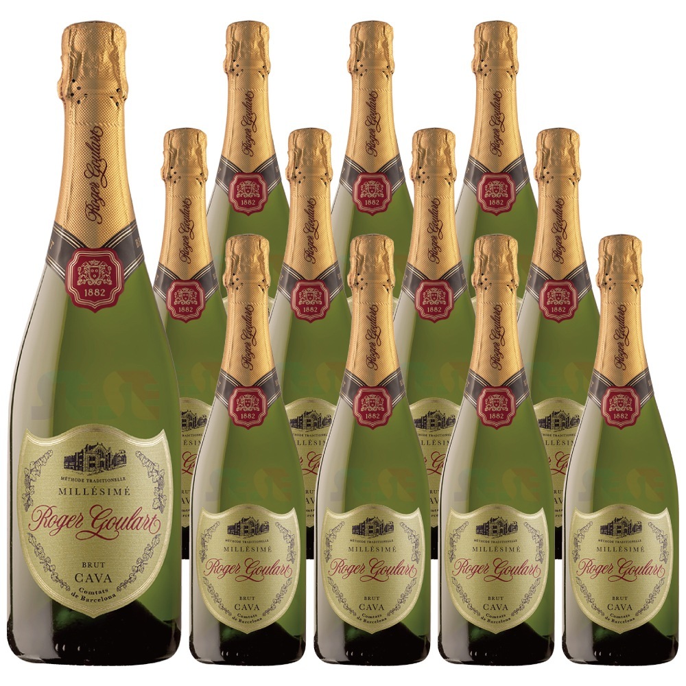 ロジャー・グラート ゴールド・ブリュット 1BOX 12本入り 750ml / スペイン スパークリングワイン カバ 白 辛口
