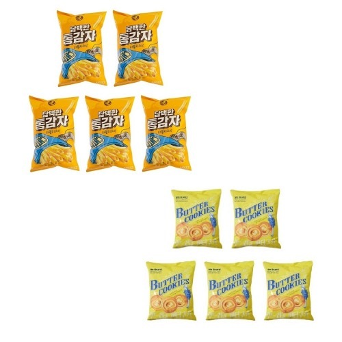 ノーブランドの淡白な通感者(ダブルチーズ風味) 132g×5個+ソフトバタークッキー330g×5個学校事務所