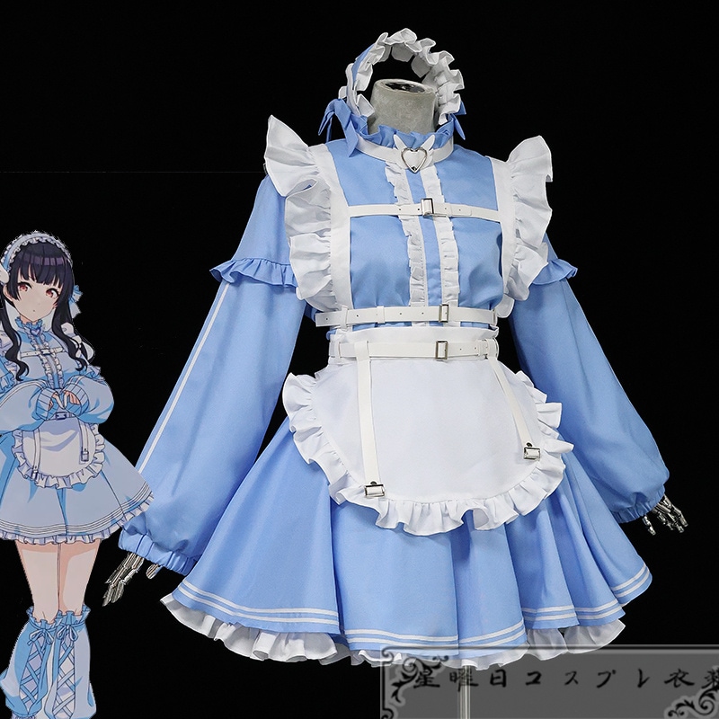 アイドルマスター シャイニーカラーズ 黛冬優子 メイド服 コスプレ衣装 コスチューム