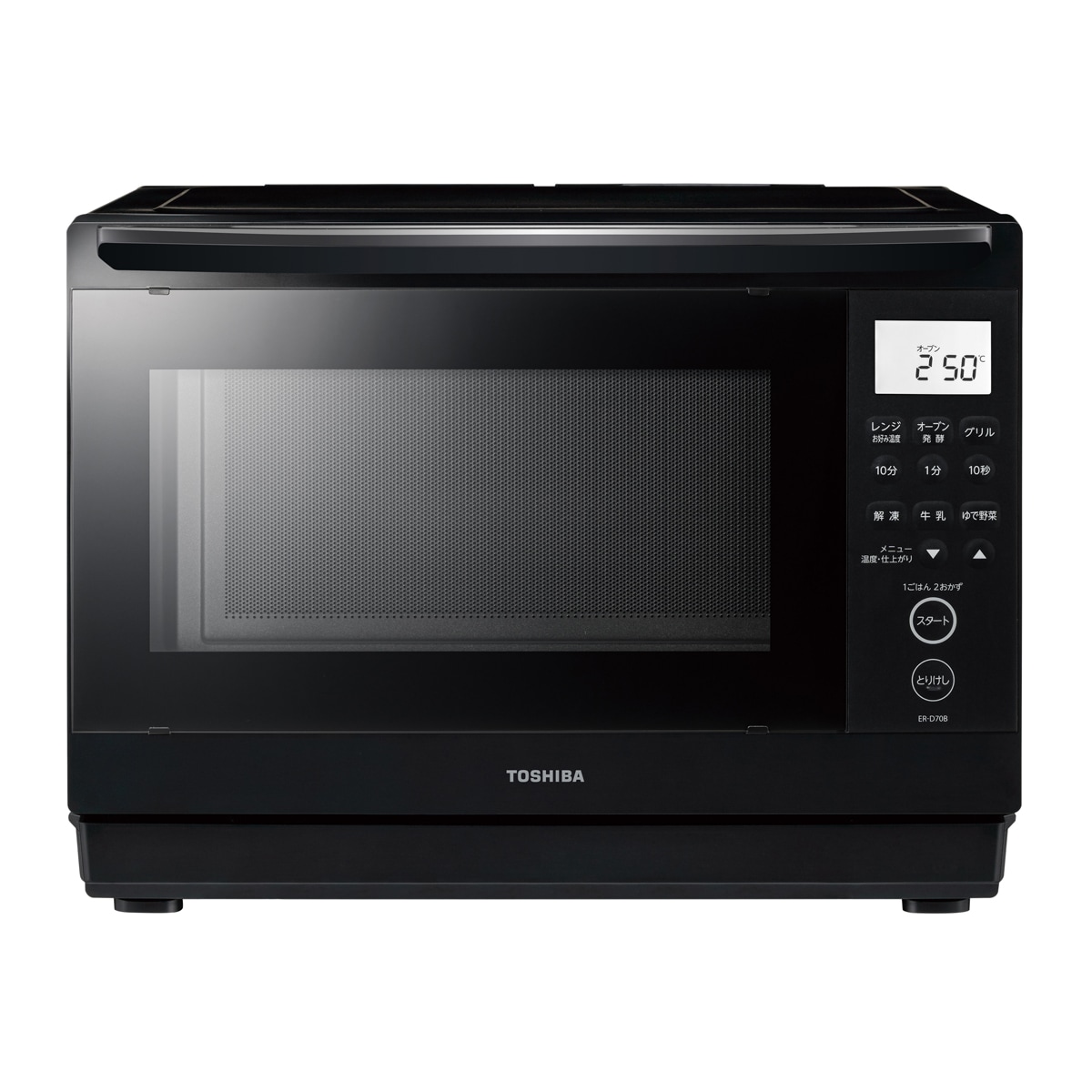 東芝 ER-D70B-K 簡易スチームオーブンレンジ　26L　ブラック ERD70BK